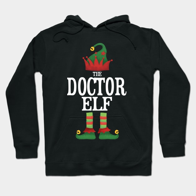 Doctor Elf Matching Family Group Christmas Party Pajamas Hoodie by uglygiftideas